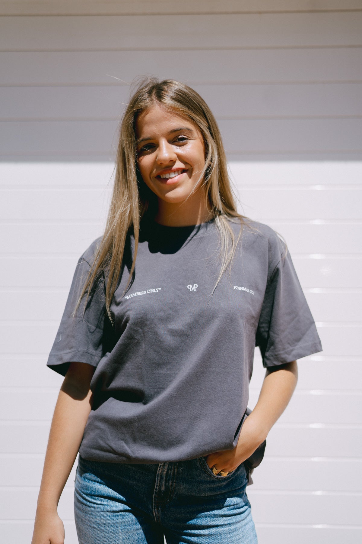 GREY "SURFER" TEE