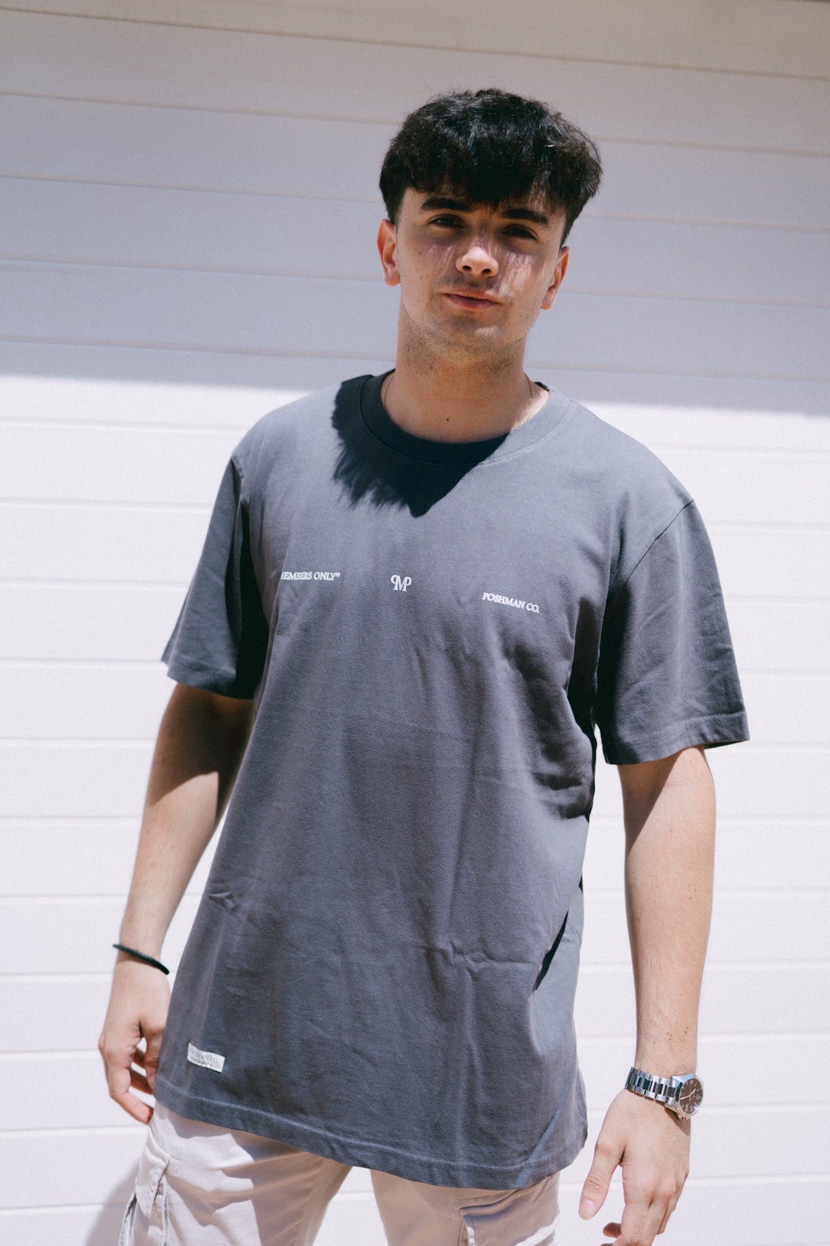 GREY "SURFER" TEE