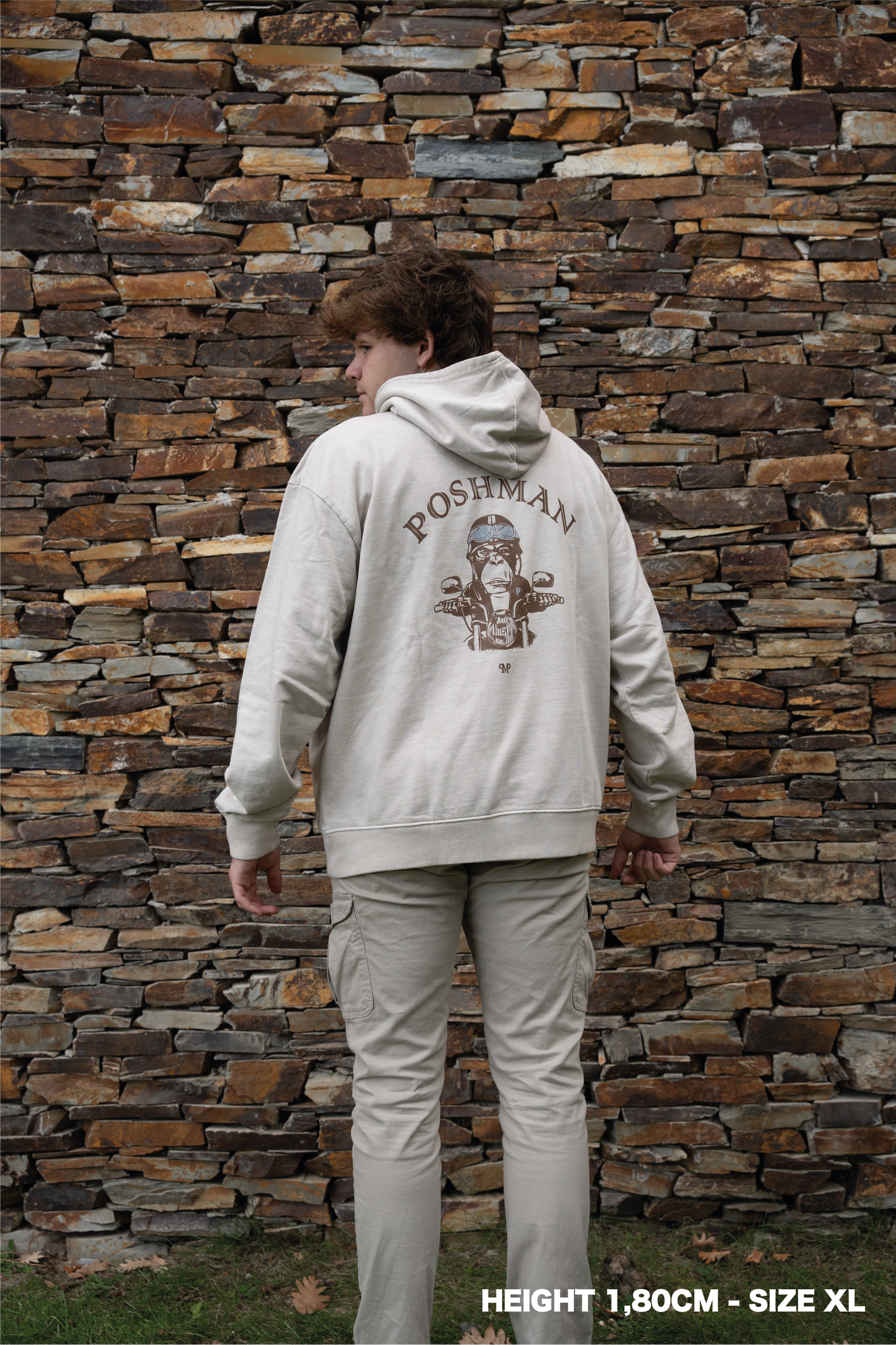 BEIGE "APE" HOODIE