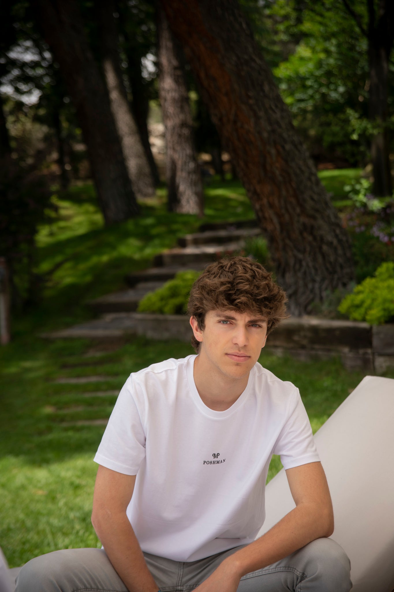 WHITE "CLASSIFIED" TEE