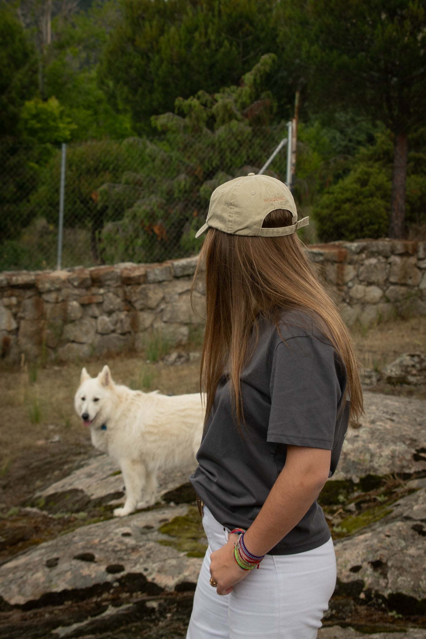 BEIGE "POSHMAN" CAP