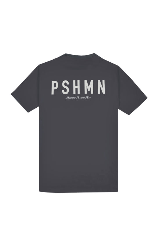 GREY "MANNERS" TEE