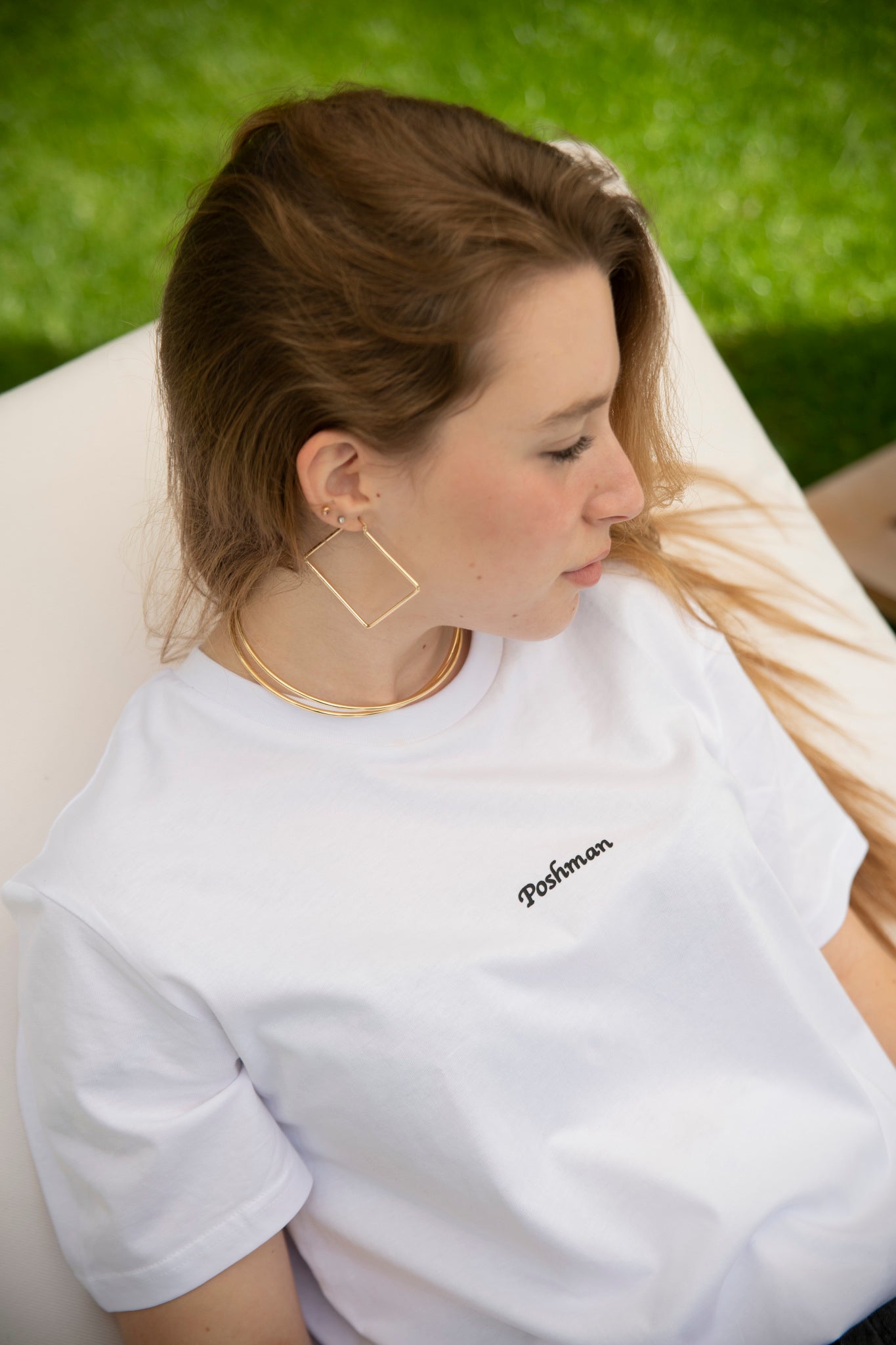 WHITE "WORLDWIDE" TEE