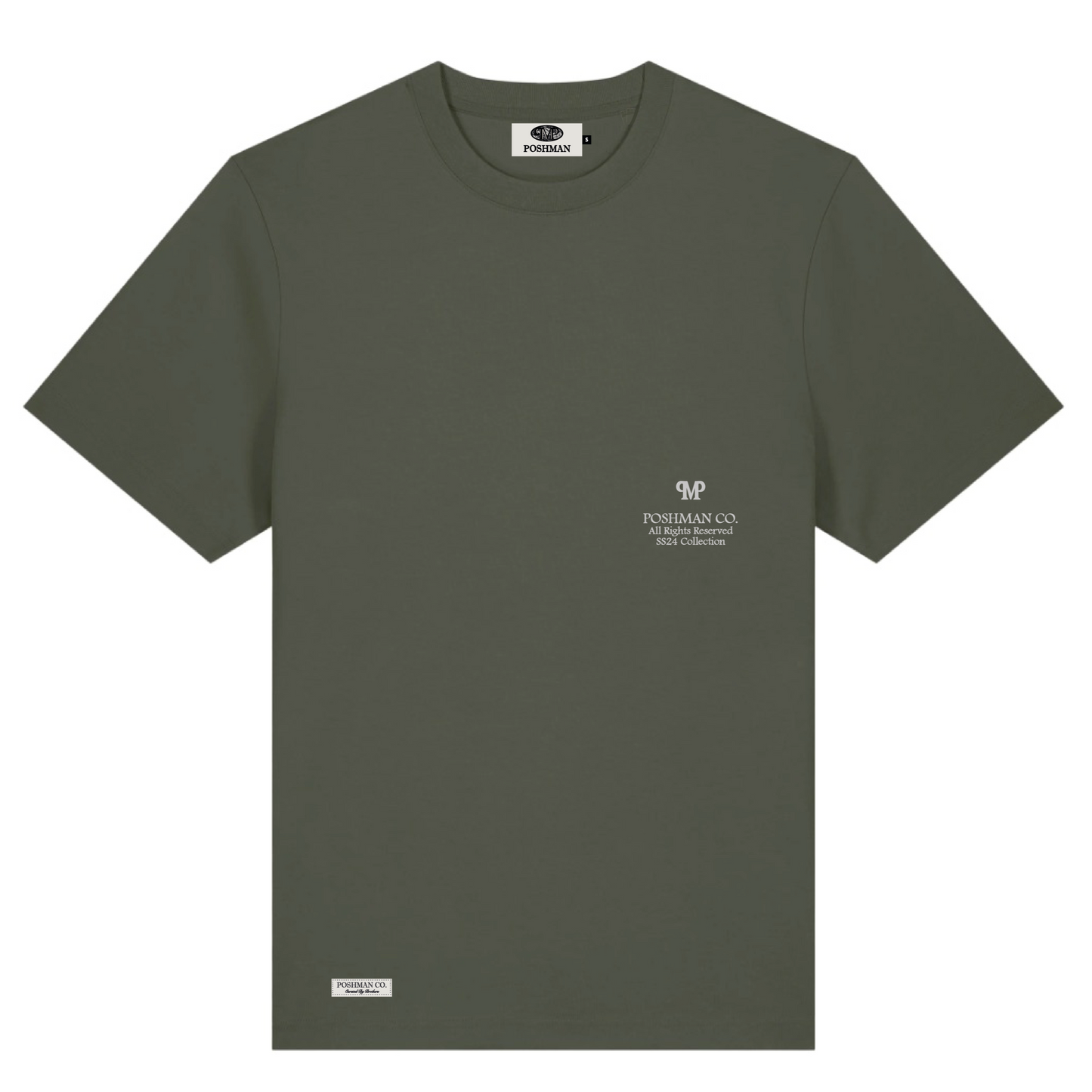 KHAKI "SKULL" TEE